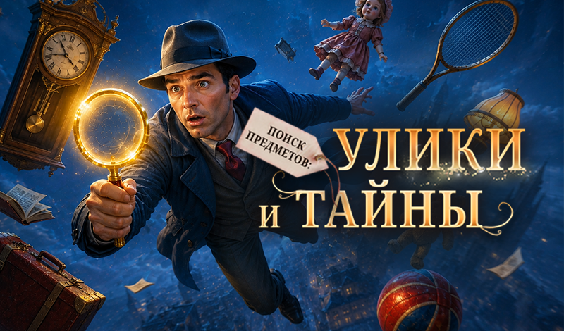 Обложка игры «Поиск предметов: Улики и тайны»