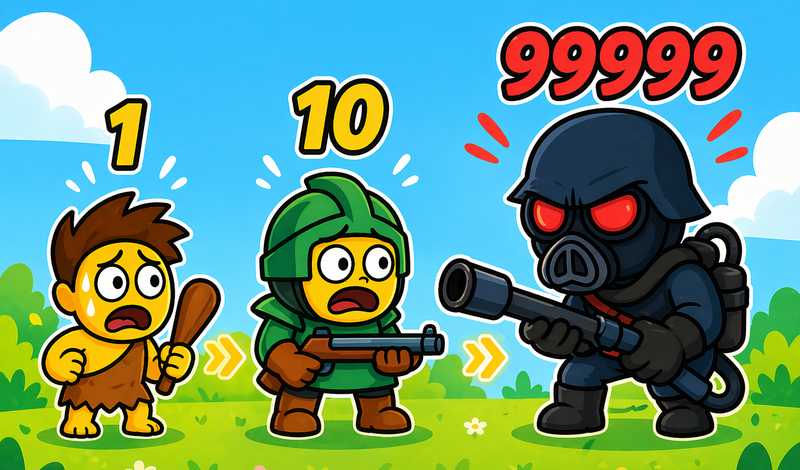 Обложка игры «Эволюция Армии : Слияние и Тактика»