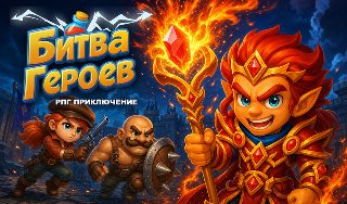 Обложка игры «Битва Героев: РПГ приключение»