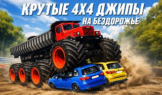 Обложка игры «Крутые 4х4 джипы на бездорожье»