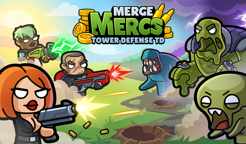 Обложка игры «Merge Mercs: Tower Defense TD»